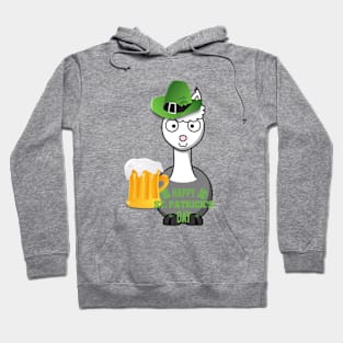 happy st patricks day alpaca Hoodie